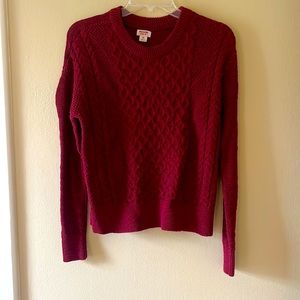 Mossimo burgundy sweater
